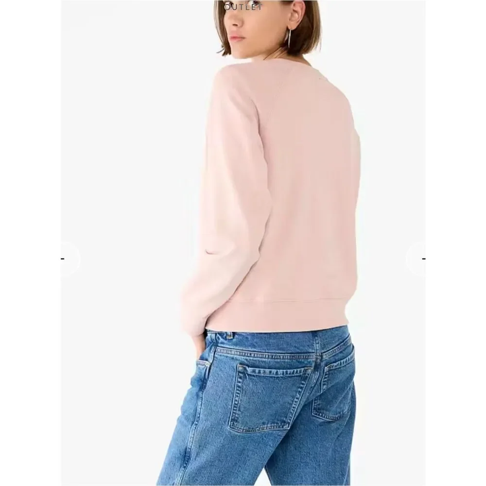 0007. kate spade Pink Floral Snake Graphic Sweatshirt